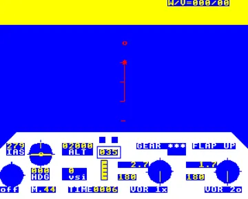 Flight Simulator (19xx)(Salamander)[FLIGHT] screen shot game playing